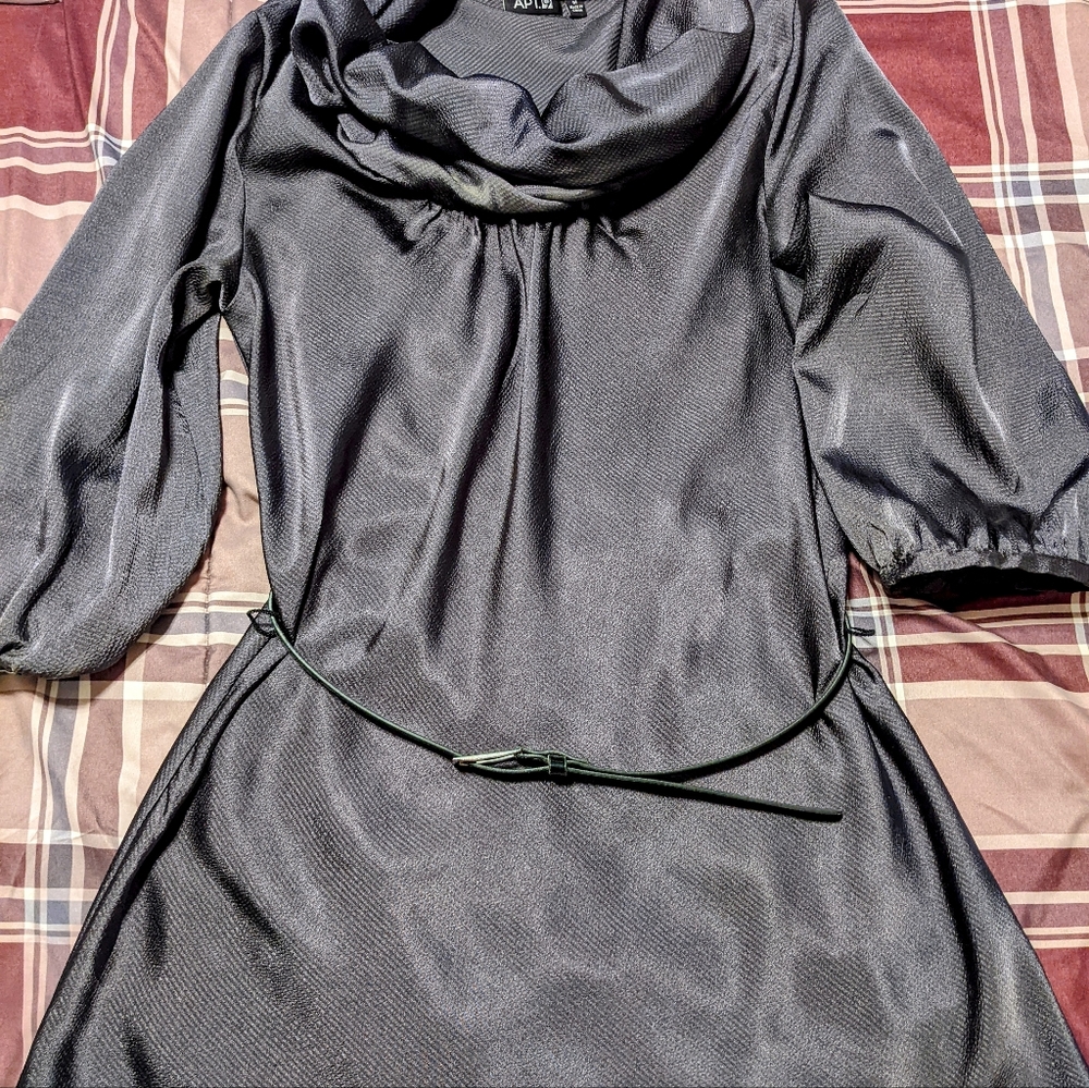 Belted 3/4 Sleeve Blouse